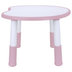 Стол детский BRABIX KIDS CT-002, растущий, 2-8 лет, пластик белый + розовый, 533295 - фото 4