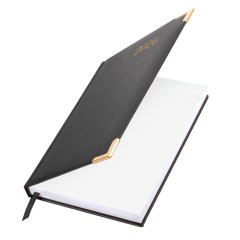 Ежедневник датированный 2026, А5, 138x213 мм, BRAUBERG "Senator", под кожу, черный, 117094 - фото 4