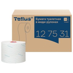 Бумага туалетная д/дисп Торк/Tellus в миди-рул Т6 2сл100м27рул127530/127531 - фото 2