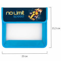 Папка для тетрадей ЮНЛАНДИЯ А5, пластик, 2 отделения, клапан на липучке, "No limit", 273334 Папка для тетрадей ЮНЛАНДИЯ А5, пластик, 2 отделения, клапан на липучке, "No limit", 273334 - фото 5