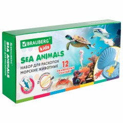 Набор для раскопок "Морские животные", 12 видов, карточки, инструменты, BRAUBERG KIDS, 665126 Набор для раскопок "Морские животные", 12 видов, карточки, инструменты, BRAUBERG KIDS, 665126 - фото 4