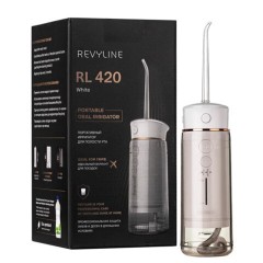 Ирригатор для полости рта REVYLINE RL 420, портативный, емкость резервуара 0,18 л, 2 насадки, белый Ирригатор для полости рта REVYLINE RL 420, портативный, емкость резервуара 0,18 л, 2 насадки, белый - фото 13