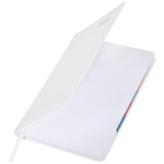 Ежедневник датированный 2026 А5 148х218 мм, GALANT "White", под кожу, белый, 117494 - фото 3