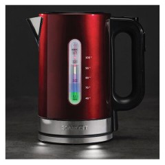 Чайник SCARLETT SC-EK21S78, 1,7 л, 2200 Вт, закрытый нагревательный элемент, ТЕРМОРЕГУЛЯТОР, сталь, бордовый Чайник SCARLETT SC-EK21S78, 1,7 л, 2200 Вт, закрытый нагревательный элемент, ТЕРМОРЕГУЛЯТОР, сталь, бордовый - фото 5