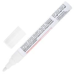 Маркер-краска лаковый (paint marker) 2-4 мм, БЕЛЫЙ, НИТРО-ОСНОВА, STAFF PROFIT, для любых поверхностей, 152577 - фото 4