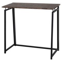 Стол на металлокаркасе BRABIX "LOFT CD-001", 800х440х740 мм, складной, цвет морёный дуб, 641209 - фото 4