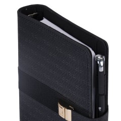 Ежедневник-органайзер недатированный В6 150х190 мм BRAUBERG "Orion", под кожу, 160 л., черный, 116209 - фото 5