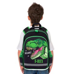 Рюкзак ПИФАГОР SCHOOL, 1 отделение, 3 кармана, "Dino roar", 38x28х14 см, 272080 Рюкзак ПИФАГОР SCHOOL, 1 отделение, 3 кармана, "Dino roar", 38x28х14 см, 272080 - фото 7