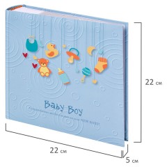Фотоальбом BRAUBERG "Baby Boy" на 200 фото 10х15 см, твердая обложка, бумажная страница, бокс, голубой, 391144 Фотоальбом BRAUBERG "Baby Boy" на 200 фото 10х15 см, твердая обложка, бумажная страница, бокс, голубой, 391144 - фото 9