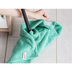 Тряпка для мытья пола 50х60 см, двусторонняя, с застежкой, 390 г/м2, МИКРОФИБРА, YORK, 026070 - фото 4