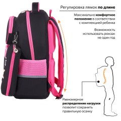Рюкзак ЮНЛАНДИЯ COMPLETE с пеналом в комплекте, эрго-спинка, "Hug me", 42х29х14 см, 271414 Рюкзак ЮНЛАНДИЯ COMPLETE с пеналом в комплекте, эрго-спинка, "Hug me", 42х29х14 см, 271414 - фото 11