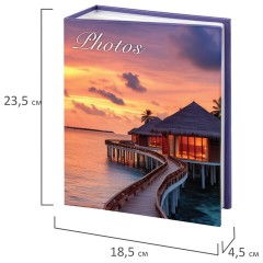 Фотоальбом BRAUBERG "Paradise" на 200 фото 10х15 см, твердая обложка, 391429 - фото 9