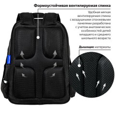 Рюкзак BRAUBERG SOFT, 2 отделения, 3 кармана, "Cool cat", СВЕТЯЩИЙСЯ, 40х31х15 см, 273118 Рюкзак BRAUBERG SOFT, 2 отделения, 3 кармана, "Cool cat", СВЕТЯЩИЙСЯ, 40х31х15 см, 273118 - фото 14