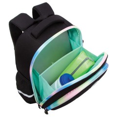 Ранец GRIZZLY анатомическая спинка, c брелоком, для девочек, RAINBOW CAT, 36х28х20 см, RAz-486-2/1 Ранец GRIZZLY анатомическая спинка, c брелоком, для девочек, RAINBOW CAT, 36х28х20 см, RAz-486-2/1 - фото 4