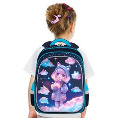 Рюкзак BRAUBERG KIDS FLOSSY, 2 отделения, 3 кармана, "Sky girl", 3D-панель, 40х28х18 см, 273179 Рюкзак BRAUBERG KIDS FLOSSY, 2 отделения, 3 кармана, "Sky girl", 3D-панель, 40х28х18 см, 273179 - фото 8