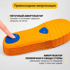 Стельки для обуви С МАССАЖНЫМИ ПОДУШЕЧКАМИ размер RU 35-39/EU 36-40, SHEGRA (ШЕГРА), 702302 - фото 13