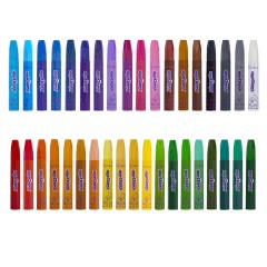 Восковые мелки утолщенные на масляной основе ЮНЛАНДИЯ "ДОМИКИ", 36 цветов, 273092 - фото 2