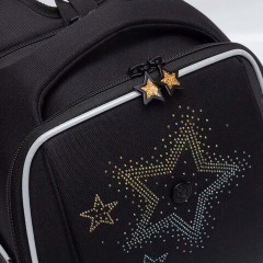 Ранец GRIZZLY анатомическая спинка, с брелоком, для девочек, "STARS", 36х29х18 см, RAf-592-4/3 Ранец GRIZZLY анатомическая спинка, с брелоком, для девочек, "STARS", 36х29х18 см, RAf-592-4/3 - фото 9