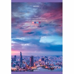 Тетрадь А4, 96 л., BRAUBERG, скоба, клетка, обложка картон, "Journey", 404064 - фото 4