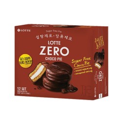 Печенье LOTTE "Choco Pie" ("Чоко Пай") ZERO, глазированное, 336 г (12 штук х 28 г)