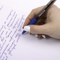 Ручка шариковая масляная с грипом PENSAN "Sign-Up", СИНЯЯ, 1 мм, линия письма 0,8 мм, 2410/12 Ручка шариковая масляная с грипом PENSAN "Sign-Up", СИНЯЯ, 1 мм, линия письма 0,8 мм, 2410/12 - фото 8