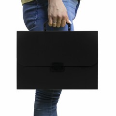 Портфель пластиковый STAFF А4 (330х235х36 мм), 7 отделений, индексные ярлыки, черный, 229243 Портфель пластиковый STAFF А4 (330х235х36 мм), 7 отделений, индексные ярлыки, черный, 229243 - фото 8