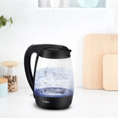 Чайник TEFAL KO450832, 1,7 л, 2400 Вт, закрытый нагревательный элемент, стекло, черный Чайник TEFAL KO450832, 1,7 л, 2400 Вт, закрытый нагревательный элемент, стекло, черный - фото 9