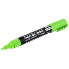Маркер меловой CHALK LIQUID MARKER, ЗЕЛЕНЫЙ, 3 мм, стираемый, BRAUBERG "CHALK", 152587 - фото 6