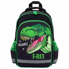 Рюкзак ПИФАГОР SCHOOL, 1 отделение, 3 кармана, "Dino roar", 38x28х14 см, 272080 Рюкзак ПИФАГОР SCHOOL, 1 отделение, 3 кармана, "Dino roar", 38x28х14 см, 272080 - фото 2