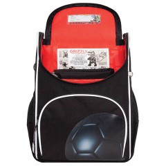 Ранец GRIZZLY анатомическая спинка, с мешком для обуви, для мальчиков, BALL, 33х25х13 см, RAm-485-5/1 - фото 4