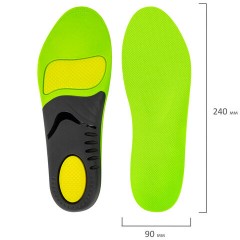 Стельки для кроссовок СПОРТИВНЫЕ КАРКАСНЫЕ, материал PU PRO SPORT, размер RU 36-37 / EU 37-38, с линиями выреза, SHEGRA (ШЕГРА), 700765 - фото 8