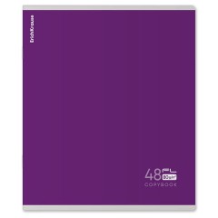 Тетрадь А5, 48 л., скоба, клетка, Soft-Touch, выборочный УФ-лак, плотная бумага 80 г/м2, ERICH KRAUSE, 60623 - фото 6