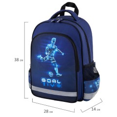 Рюкзак ПИФАГОР SCHOOL, 1 отделение, 3 кармана, "Goal", 38x28х14 см, 271411 Рюкзак ПИФАГОР SCHOOL, 1 отделение, 3 кармана, "Goal", 38x28х14 см, 271411 - фото 8