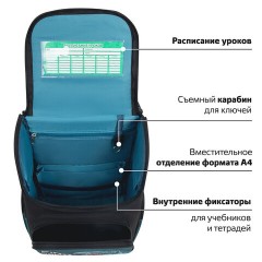 Ранец ПИФАГОР BASIC, 1 отделение, 3 кармана, эргономичная спинка, "Dino world", 35х28х18 см, 272046 Ранец ПИФАГОР BASIC, 1 отделение, 3 кармана, эргономичная спинка, "Dino world", 35х28х18 см, 272046 - фото 16