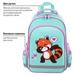 Рюкзак ПИФАГОР SCHOOL, 1 отделение, 3 кармана, "Red panda", 38x28х14 см, 272083 Рюкзак ПИФАГОР SCHOOL, 1 отделение, 3 кармана, "Red panda", 38x28х14 см, 272083 - фото 15