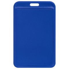 Бейдж вертикальный (85х54 мм), синий, МАТОВАЯ ПОВЕРХНОСТЬ, BRAUBERG EXTRA, 238814 - фото 2