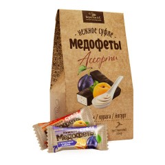 Конфеты-суфле "Медофеты" в шоколадной глазури, ассорти с медом, 150 г, БЕРЕСТОВ А.С., УТ-00031665 Конфеты-суфле "Медофеты" в шоколадной глазури, ассорти с медом, 150 г, БЕРЕСТОВ А.С., УТ-00031665 - фото 2