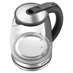 Чайник SCARLETT SC-EK27G103, 1,8 л, 1800 Вт, закрытый нагревательный элемент, стекло, черный - фото 2