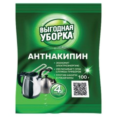 Антинакипин для стиральных машин 100 г, ВЫГОДНАЯ УБОРКА, РЕНЕССАНС КОСМЕТИК, МИНПРОМТОРГ, 3274 - фото 2