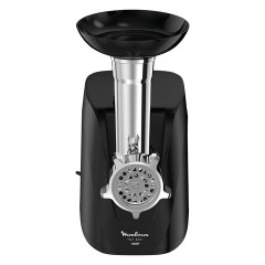 Мясорубка MOULINEX ME112832, 1600 Вт, производительность 1,9 кг/мин, 5 насадок, реверс, пластик, черная, 8010000864 Мясорубка MOULINEX ME112832, 1600 Вт, производительность 1,9 кг/мин, 5 насадок, реверс, пластик, черная, 8010000864 - фото 3