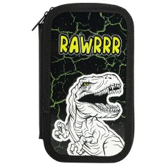 Пенал ЮНЛАНДИЯ, 2 отделения, ламинированный картон, конгрев, 19х11 см, "RAWR", 271538 Пенал ЮНЛАНДИЯ, 2 отделения, ламинированный картон, конгрев, 19х11 см, "RAWR", 271538 - фото 2