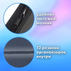 Папка для труда на молнии BRAUBERG А4, 2 отделения, органайзер, "Neon drift", 272213 Папка для труда на молнии BRAUBERG А4, 2 отделения, органайзер, "Neon drift", 272213 - фото 8