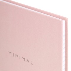 Блокнот А5 134х206 мм, 80 л., твёрдый, клетка, BRAUBERG "Minimal", розовый, 116441 Блокнот А5 134х206 мм, 80 л., твёрдый, клетка, BRAUBERG "Minimal", розовый, 116441 - фото 4