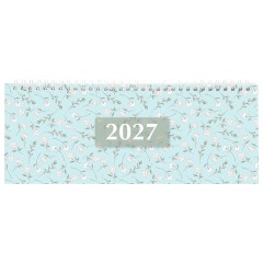 Планинг датированный 2027 285х112 мм, STAFF, гребень, картонная обложка, 64 листа, "Паттерн", 118704 - фото 2