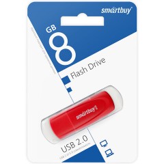 Флеш-диск 8 GB SMARTBUY Scout USB 2.0, красный, SB008GB2SCR Флеш-диск 8 GB SMARTBUY Scout USB 2.0, красный, SB008GB2SCR - фото 4