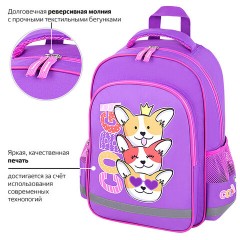 Рюкзак ПИФАГОР SCHOOL, 1 отделение, 3 кармана, "Corgi queen", 38x28х14 см, 272085 Рюкзак ПИФАГОР SCHOOL, 1 отделение, 3 кармана, "Corgi queen", 38x28х14 см, 272085 - фото 10