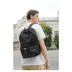 Рюкзак HEIKKI EDITION (ХЕЙКИ) универсальный, 6 карманов, черный, 42х30х14 см, 272540 Рюкзак HEIKKI EDITION (ХЕЙКИ) универсальный, 6 карманов, черный, 42х30х14 см, 272540 - фото 8