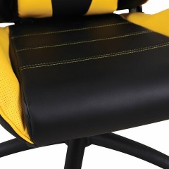 Кресло компьютерное BRABIX "GT Master GM-110", две подушки, экокожа, черное/желтое, 531927 Кресло компьютерное BRABIX "GT Master GM-110", две подушки, экокожа, черное/желтое, 531927 - фото 11