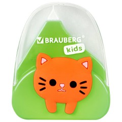 Корректирующая лента BRAUBERG KIDS "Котенок", 5 мм х 6 м, корпус ассорти, блистер, 272494 - фото 2