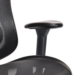 Кресло BRABIX PREMIUM "Axion ER-701", синхромеханизм, регулируемые подголовник и спинка, сетка, черное, 532965 - фото 12